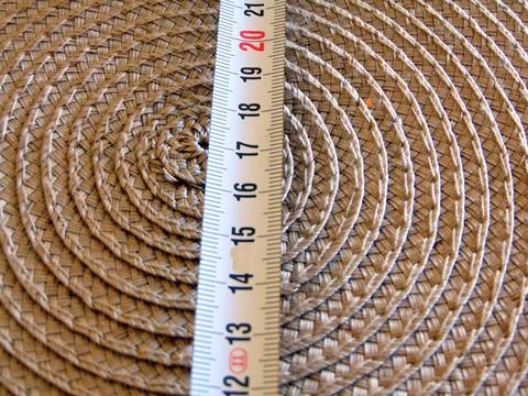 Centimeters on a roulette wheel Stock-Fotos