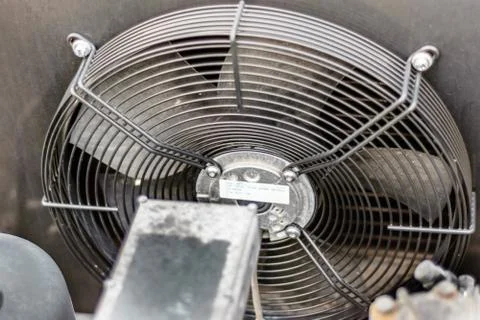 Central ac compressor Stock Photos