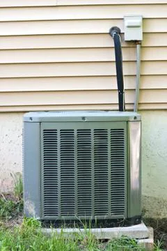 Central AC Condenser Unit Stock Photos