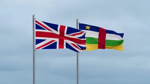 Central African flag Video stock 251746850