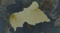 Central African Republic - hub of the world. Relief 4k or 4k+ Resolution