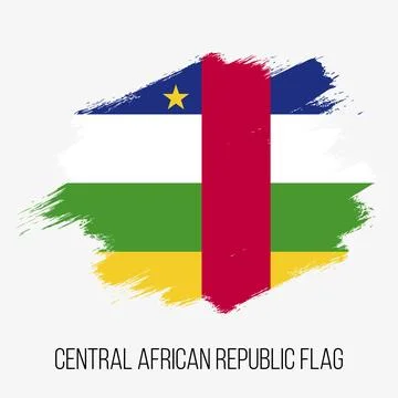 Central African Republic Vector Flag Stock Illustration