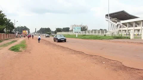 Central African Road 01 Stock Footage 12192050