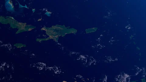 Central America from Space. View from Space Orbit. Blue Planet Earth. Globe Stock Footage 325663930