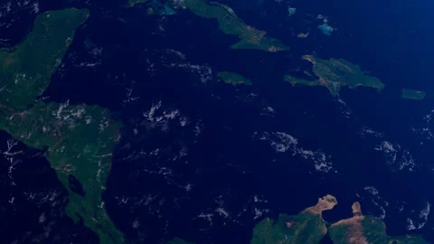 Central America from Space. View from Space Orbit. Blue Planet Earth. Globe Stock Footage 325668649