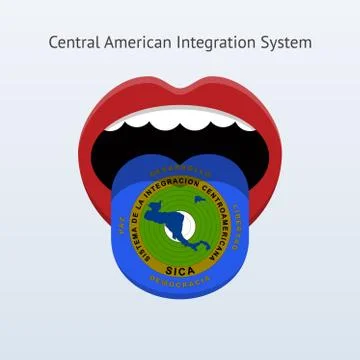 Central American Integration System flag. 스톡 일러스트