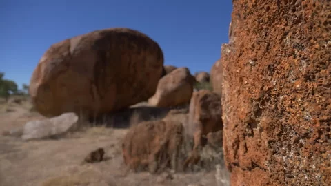 Central Australia. Iconic attraction place in Outback Red Center, Northern Terri Stock Footage 294648402