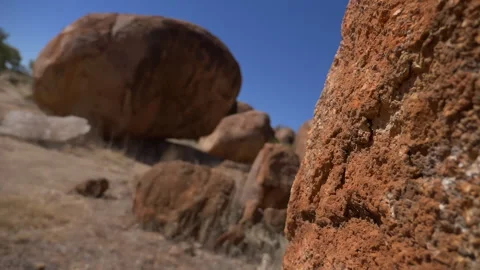 Central Australia. Iconic attraction place in Outback Red Center, Northern Terri Stock Footage 294648915