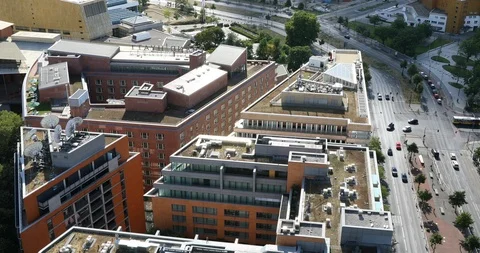 Central Berlin, aerial view Vidéo 96006527
