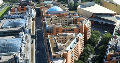 Central Berlin, aerial view Video stock 96007034