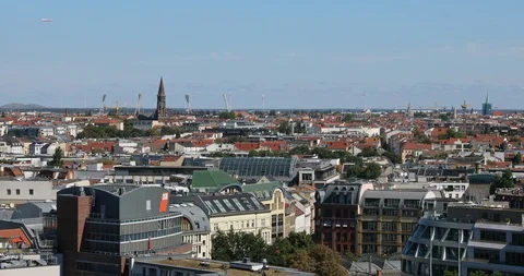 Central Berlin, aerial view Vídeo Stock 96222228
