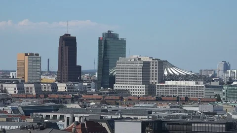 Central Berlin, aerial view Video stock 99973587