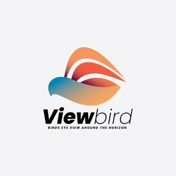 Central Bird Eye Logo Stock Illustration