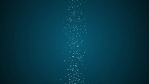 Central Blue Glowing DNA Structure Minimal Background Stock Footage 318571672