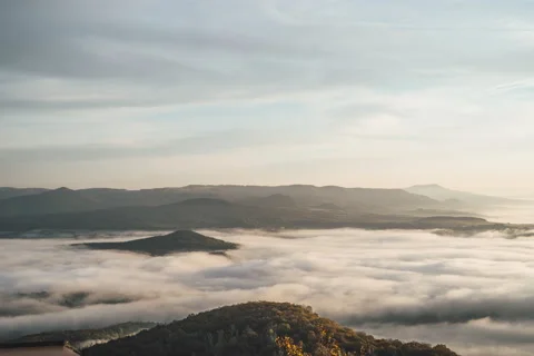 The Central Bohemian Massif - timelapse Video stock 167213627