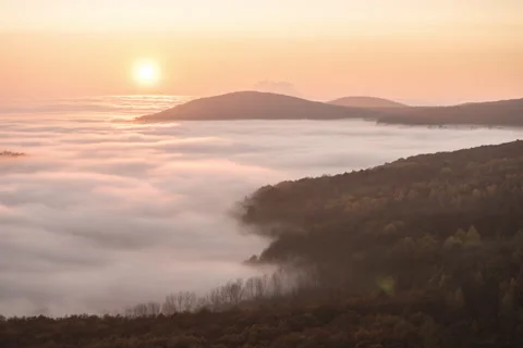 The Central Bohemian Massif - timelapse Video stock 167214577