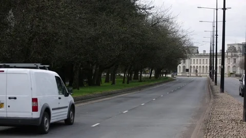 Central Cardiff, Wales Stock Footage 74603834