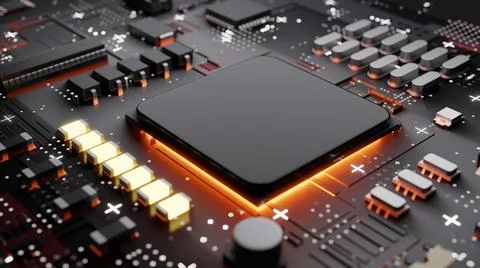 Central Computer Processors CPU concept Stock Illustration