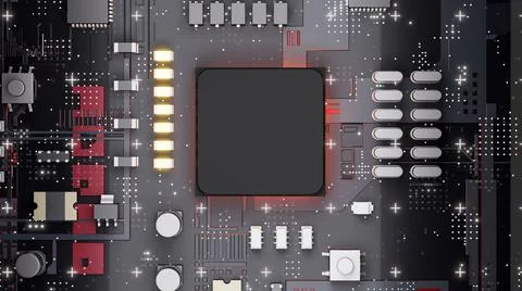 Central Computer Processors CPU concept Illustrazione stock