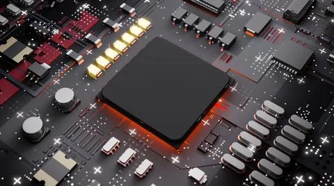 Central Computer Processors CPU concept Stock Illustration