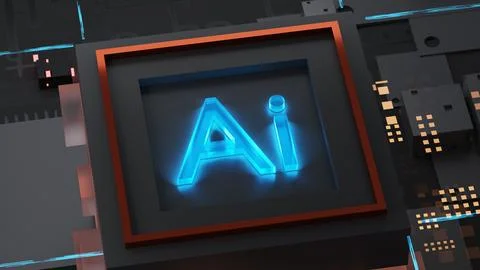 Central Computer Processors CPU concept. Motherboard digital chip. Technology 스톡 일러스트