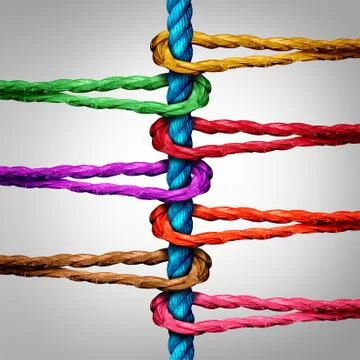 Central Connection Stock Illustration