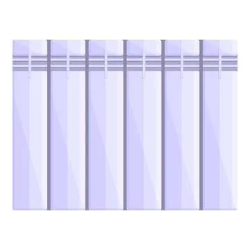Central convector icon cartoon vector. Electric room Illustrazione stock