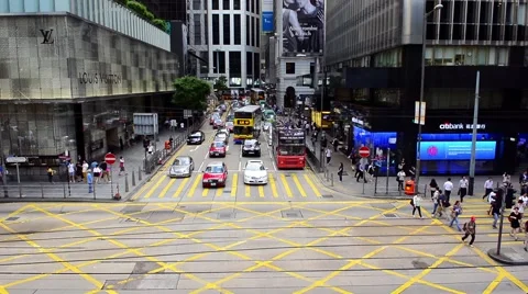 Central District, Hong Kong, China. Stock Footage 40256198