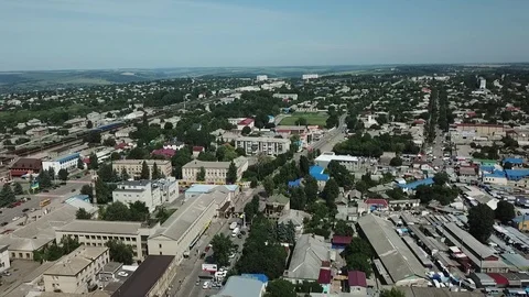 Central district of the Ukrainian city 库存影片 123021453