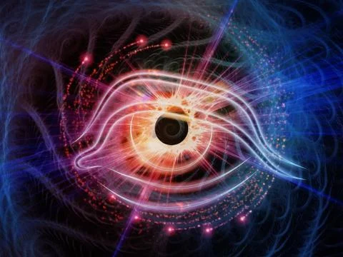 Central Eye Illustrazione stock