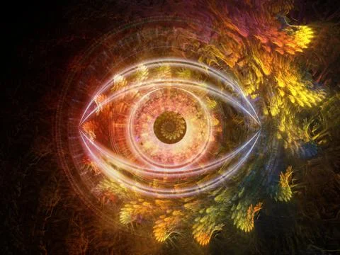 Central Eye Stock Illustration