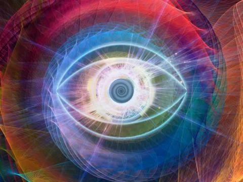 Central Eye Illustrazione stock