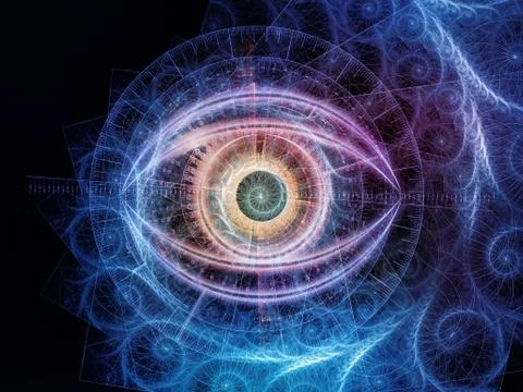 Central Eye Stock Illustration