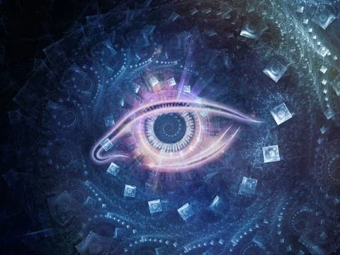 Central Eye Stock Illustration