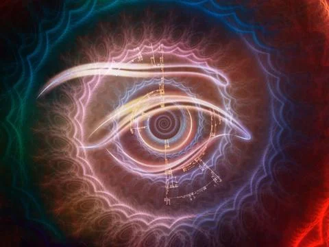 Central Eye Stockillustratie