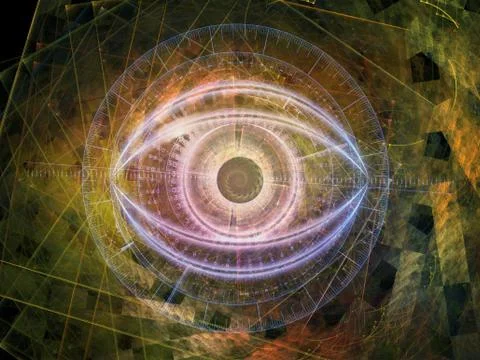 Central Eye Illustrazione stock