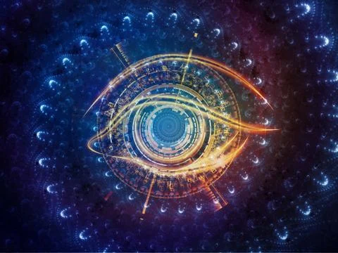 Central Eye Stock Illustration