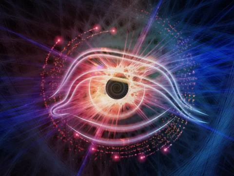 Central Eye Stock Illustration