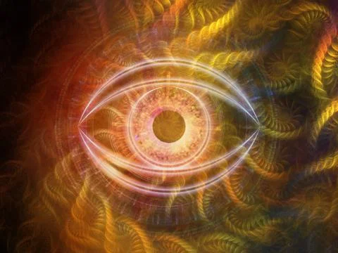 Central Eye Stock Illustration