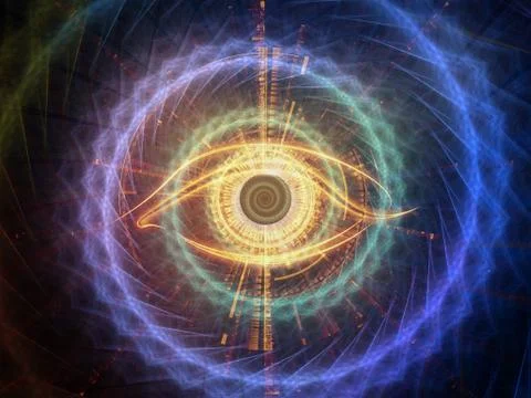 Central Eye Stockillustratie