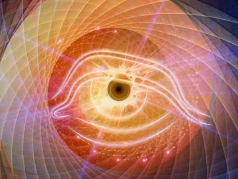 Central Eye Illustrazione stock