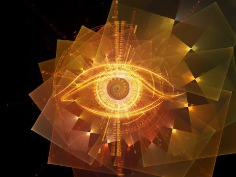 Central Eye Stock Illustration