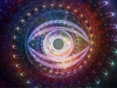 Central Eye 스톡 일러스트