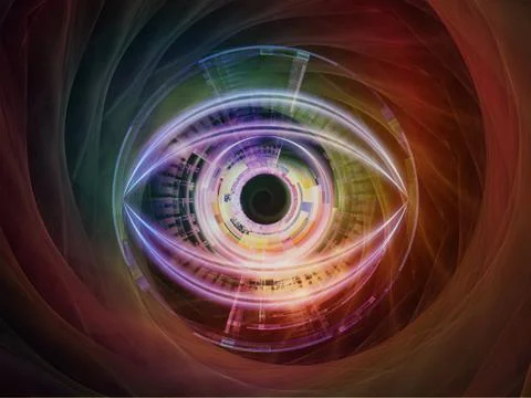 Central Eye Illustrazione stock