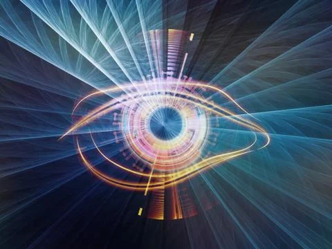 Central Eye Stock Illustration