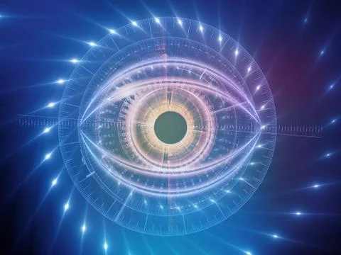 Central Eye Stock Illustration