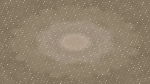 Central Eye Pattern in Soft Beige Dotted Background 動画素材 328588396