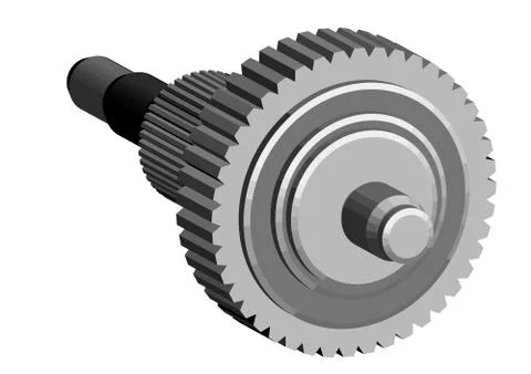 Central gear Stock Illustration
