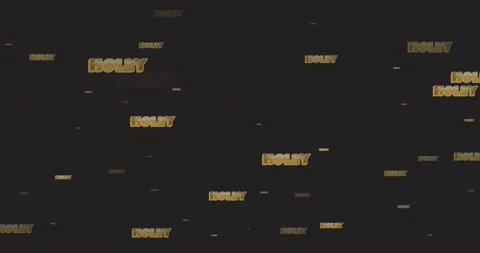 Central gold logo shifting on dark backdrop while loop starting, adding branding Stock Footage 326974876