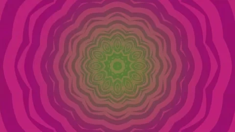 Central green starburst within soft pink and purple gradient a star-shaped Stock Footage 335523406